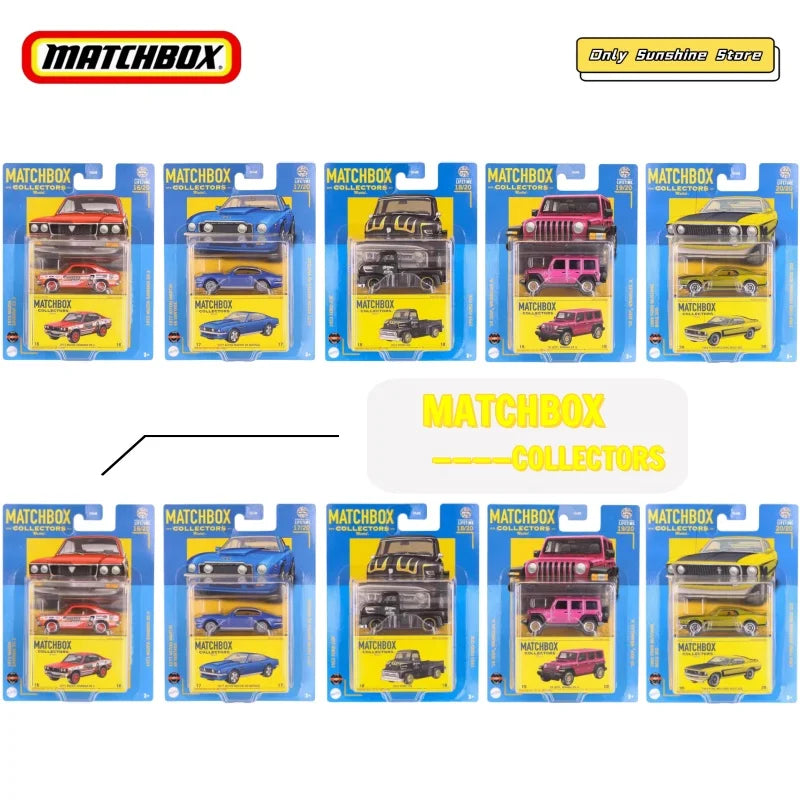 New Matchbox Collector Series Mix 4Z 1:64 Scale Model Car Toys Collectible Diecast Vehicle Mazda Ford Mustang Jeep GBJ48
