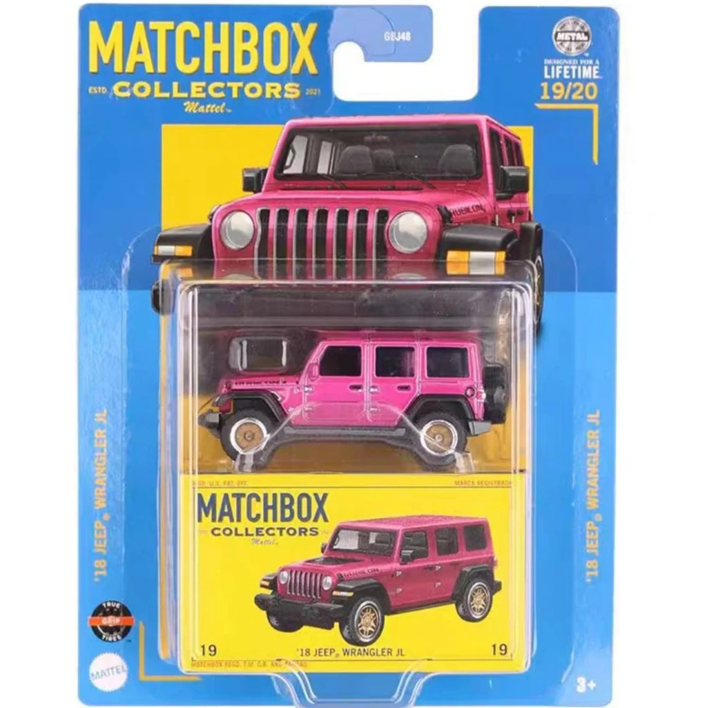 New Matchbox Collector Series Mix 4Z 1:64 Scale Model Car Toys Collectible Diecast Vehicle Mazda Ford Mustang Jeep GBJ48