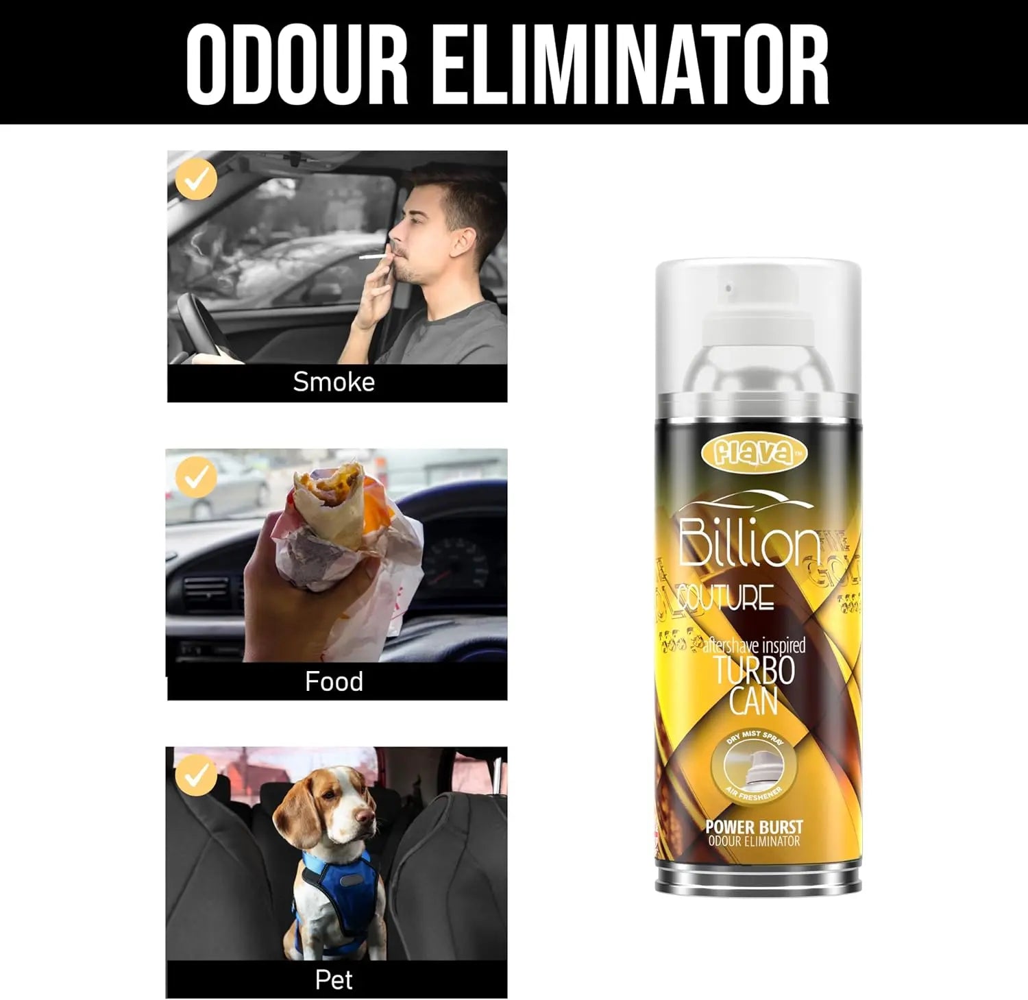 Flava Couture Turbo Scent Spray Can - Billion