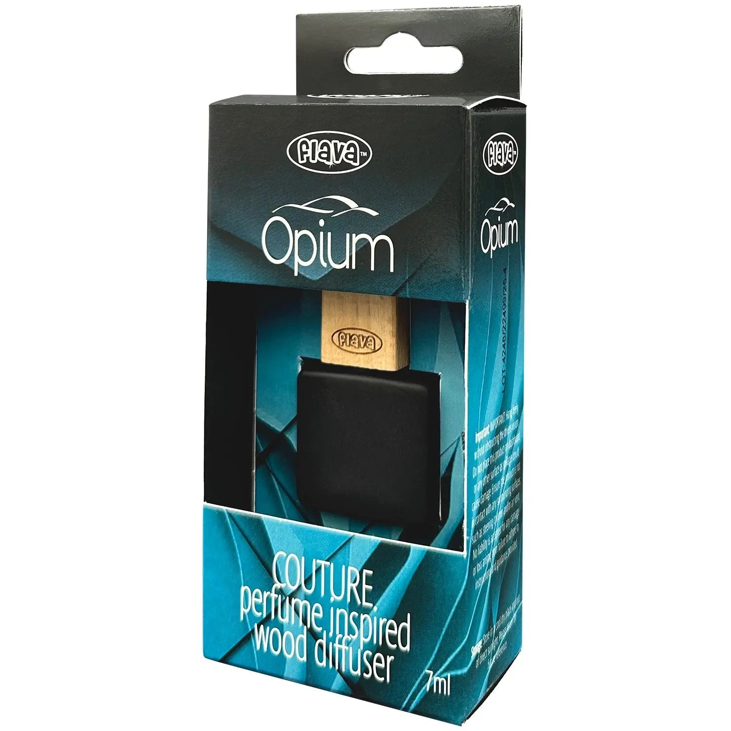 Flava Couture Wood Car Air Freshener - Opium