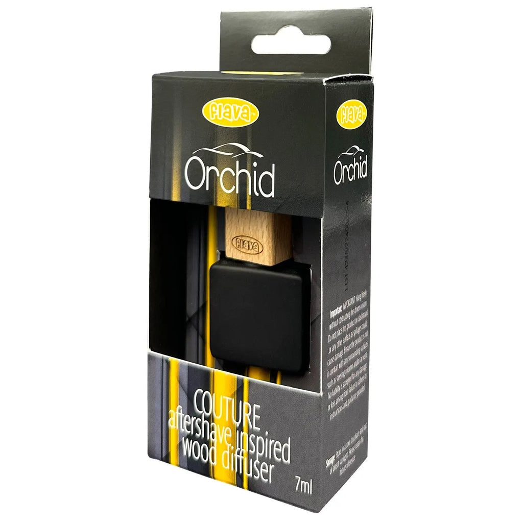 Flava Couture Wood Car Air Freshener - Orchid
