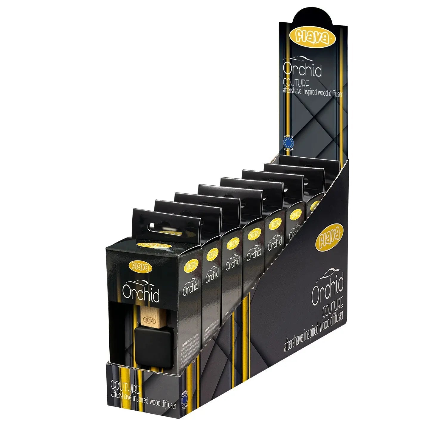 Flava Couture Wood Car Air Freshener - Orchid