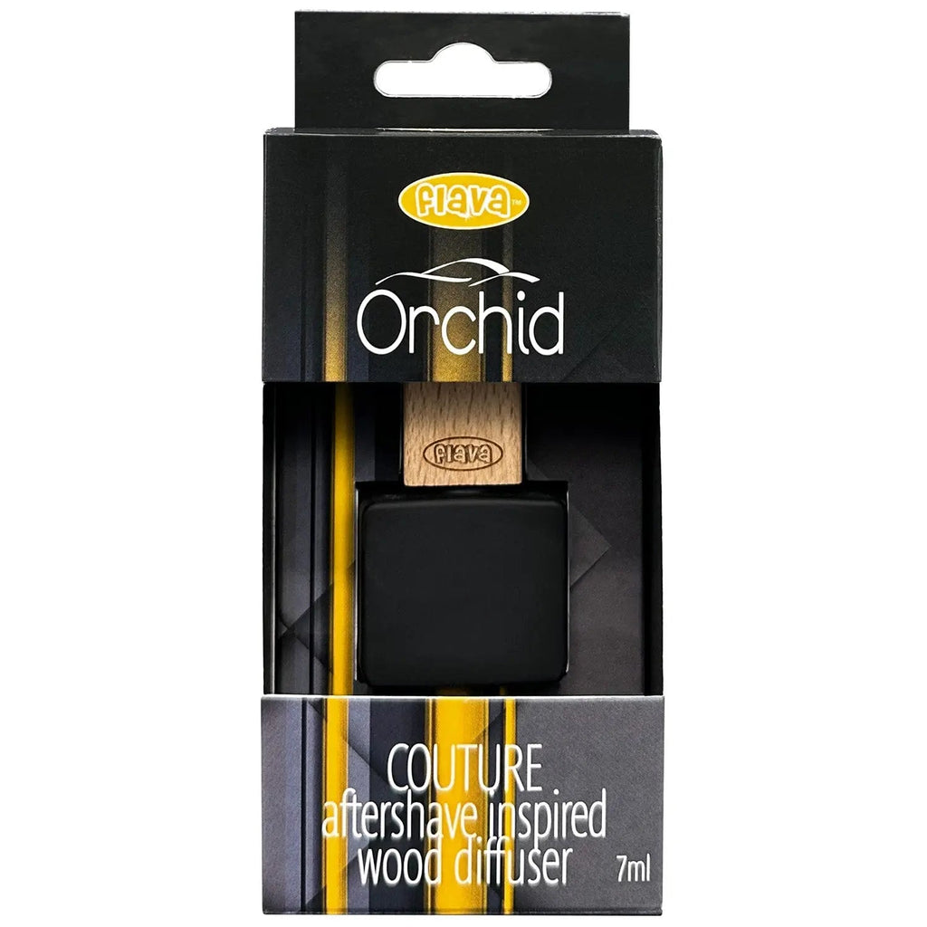 Flava Couture Wood Car Air Freshener - Orchid