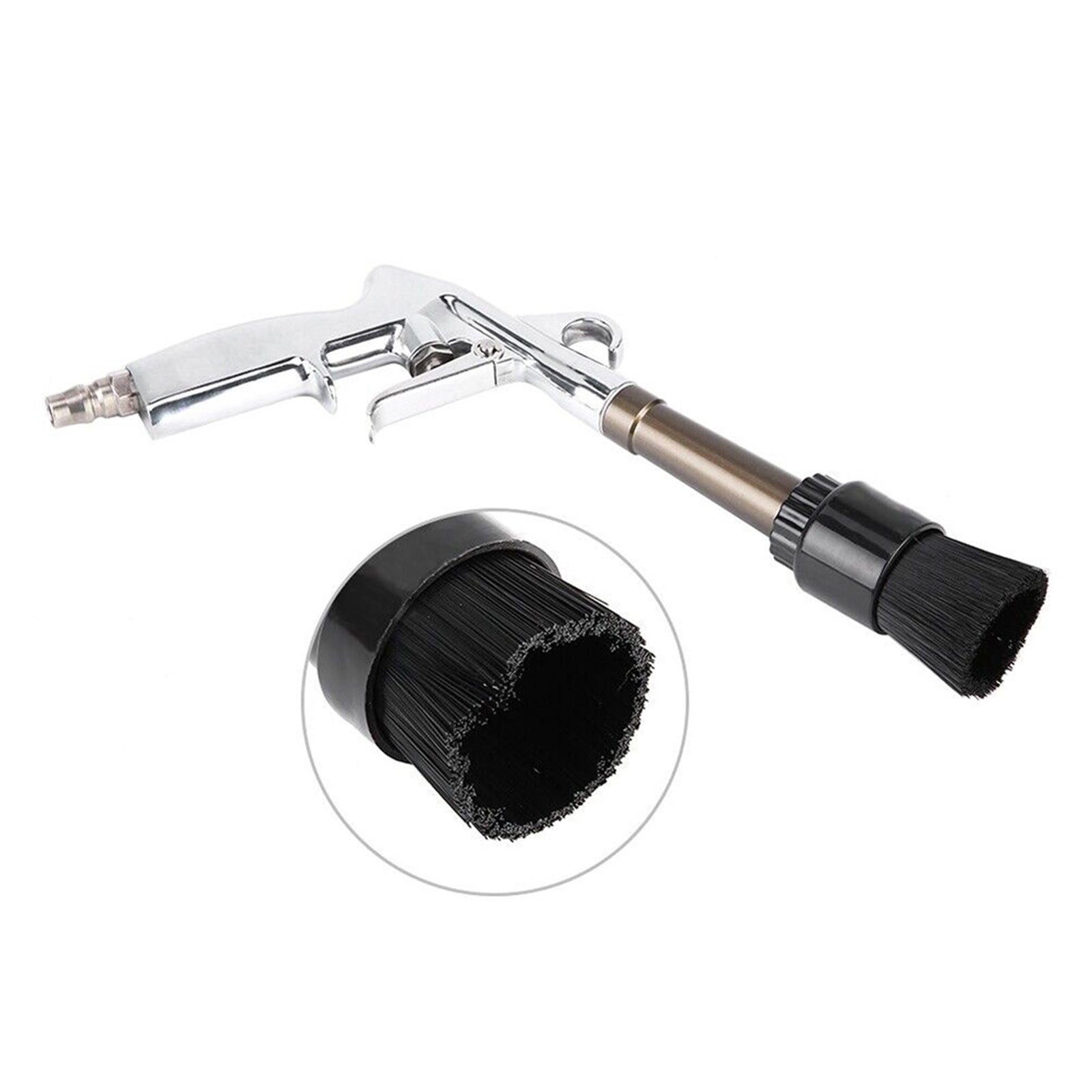 Car Cleaning Gun Aluminum Alloy Ergonomic Handle Rust-Proof Durable 0.8 MPa